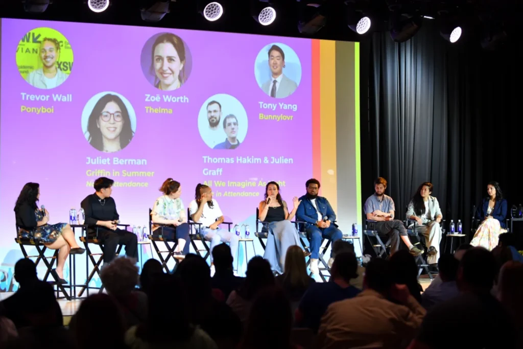 Variety’s Producers to Watch panel at the 2025 Bentonville Film Festival featuring emerging film producers.