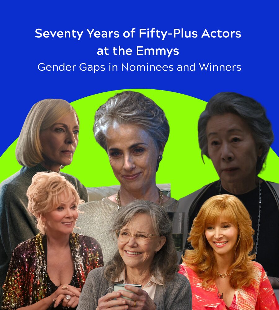 50 plus women at the emmy’s Seventy Years of Fifty Plus Actors at the Emmys Gender Gaps in Nominees and Winners